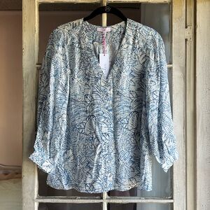 NWT Parker NY Silk Beverly Blouse